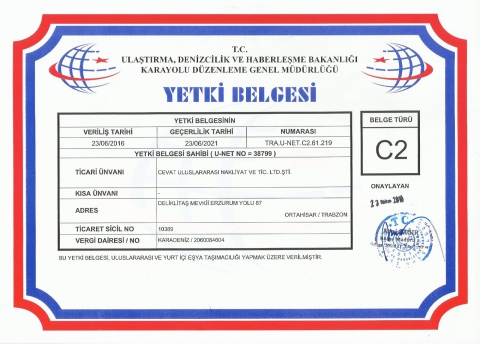 C2 Authorization Certificate